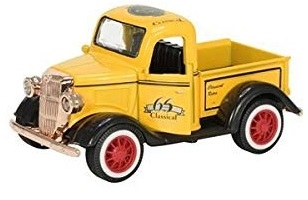 Macheta metalica 1920 Retro, 65 Classical 12 cm, Galben, Toi-Toys [2]