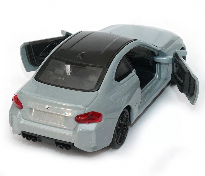 Macheta metalica Bmw M2 G87 Coupe 2023, Welly, Scara 1:34, Gri [3]