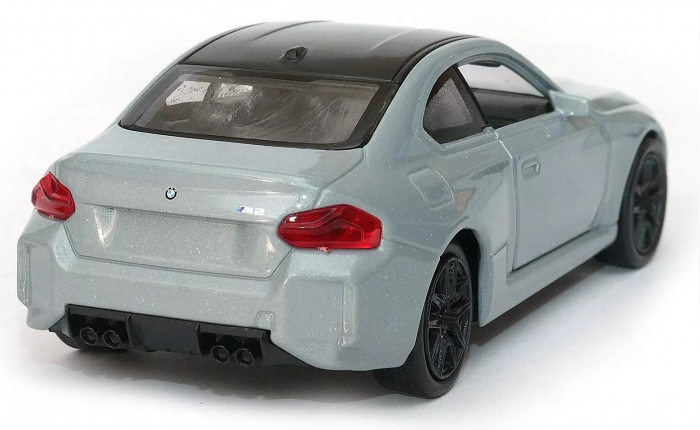 Macheta metalica Bmw M2 G87 Coupe 2023, Welly, Scara 1:34, Gri [2]