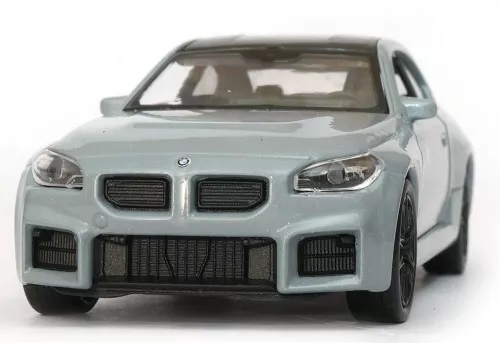 Macheta metalica Bmw M2 G87 Coupe 2023, Welly, Scara 1:34, Gri [5]
