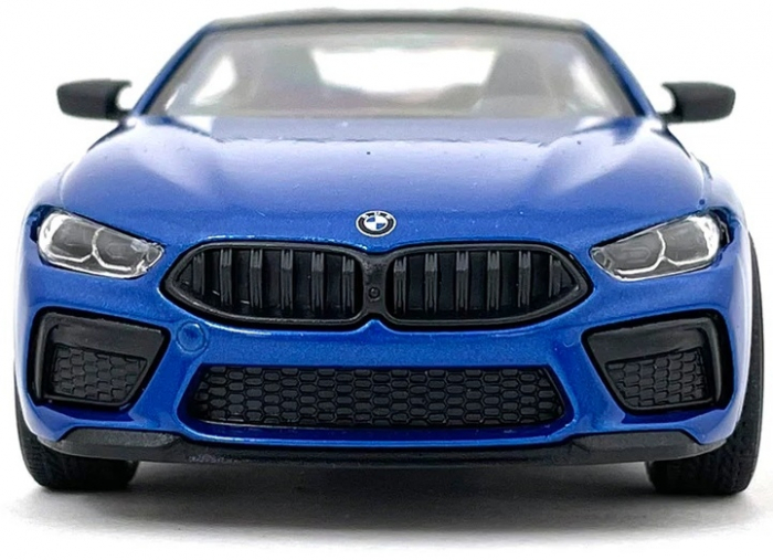Macheta metalica Bmw M8 Competition Coupe, Kinsmart, Scara 1:38, Albastru [2]