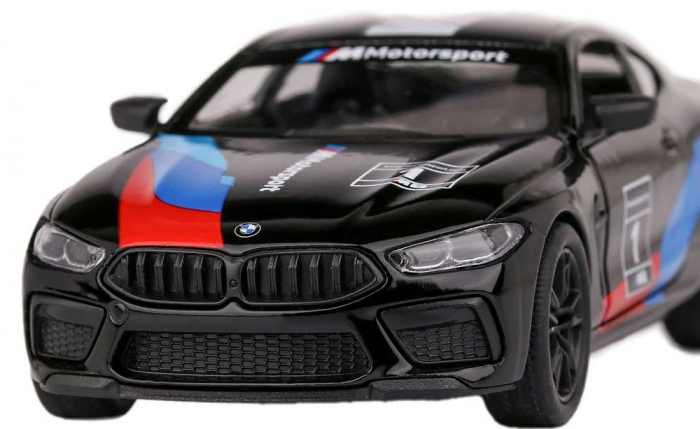 Macheta metalica Bmw M8 Competition Coupe, Livery Edition, Kinsmart, Scara 1:38, Negru [3]