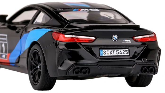 Macheta metalica Bmw M8 Competition Coupe, Livery Edition, Kinsmart, Scara 1:38, Negru [6]