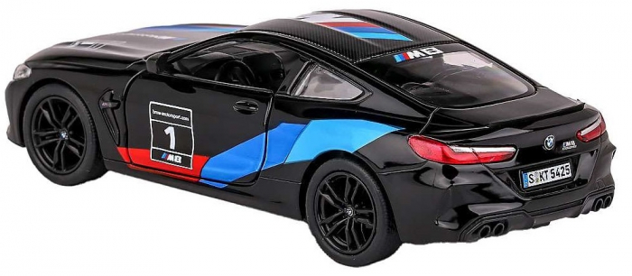 Macheta metalica Bmw M8 Competition Coupe, Livery Edition, Kinsmart, Scara 1:38, Negru [2]