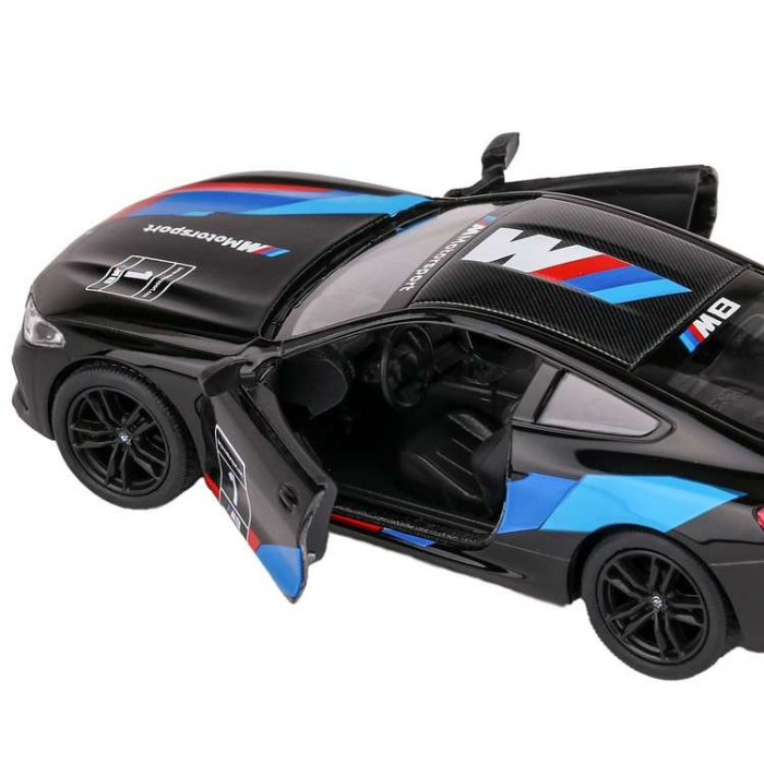 Macheta metalica Bmw M8 Competition Coupe, Livery Edition, Kinsmart, Scara 1:38, Negru [5]