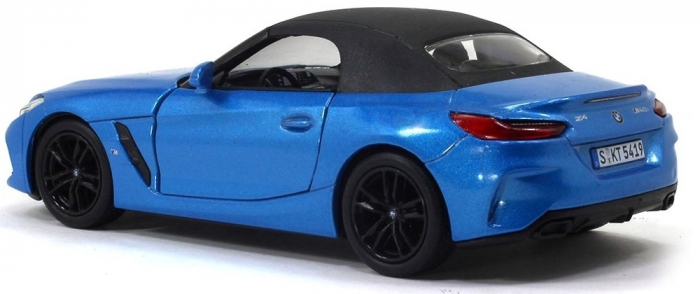 Macheta metalica Bmw Z4, Kinsmart, Scara 1:34, Albastru [2]