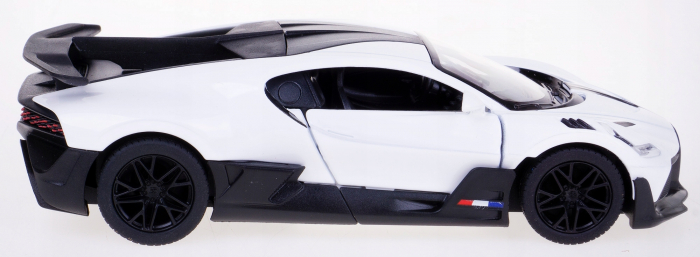 Macheta metalica Bugatti Divo 1:34 Kinsmart, Alb, 12 cm [3]