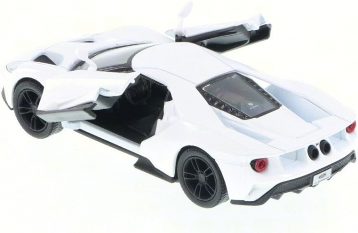 Macheta metalica Ford GT 2017, Kinsmart, Scara 1:38, Alb [4]