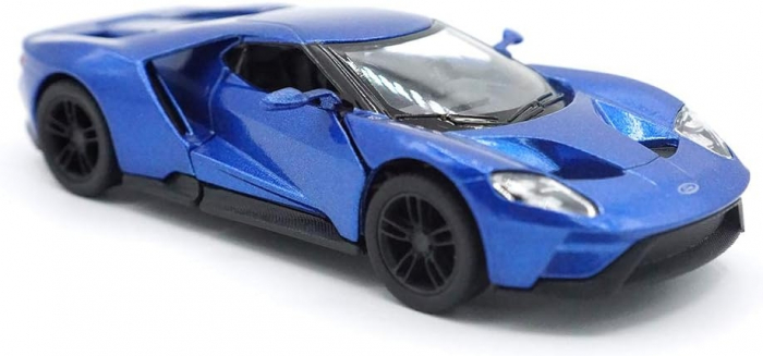 Macheta metalica Ford GT 2017, Kinsmart, Scara 1:38, Albastru [2]