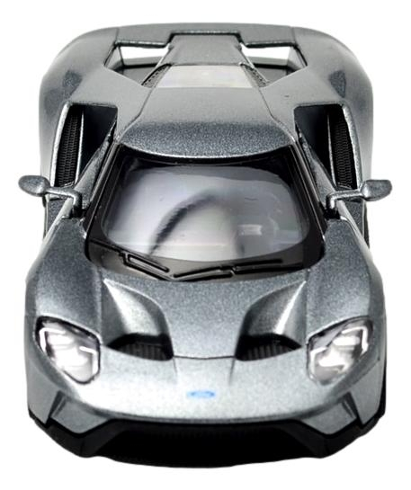 Macheta metalica Ford GT 2017, Kinsmart, Scara 1:38, Gri [4]