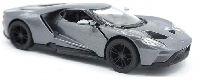 Macheta metalica Ford GT 2017, Kinsmart, Scara 1:38, Gri [2]