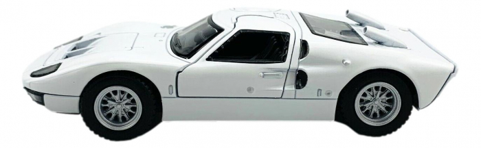 Macheta metalica Ford GT40 MKII 1966, Kinsmart, Scara 1:32, Alb [5]