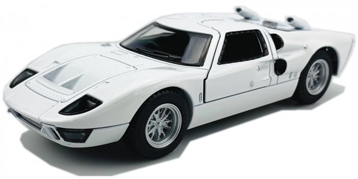 Macheta metalica Ford GT40 MKII 1966, Kinsmart, Scara 1:32, Alb [1]