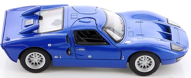 Macheta metalica Ford GT40 MKII 1966, Kinsmart, Scara 1:32, Albastru [5]