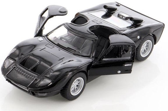 Macheta metalica Ford GT40 MKII 1966, Kinsmart, Scara 1:32, Negru [2]