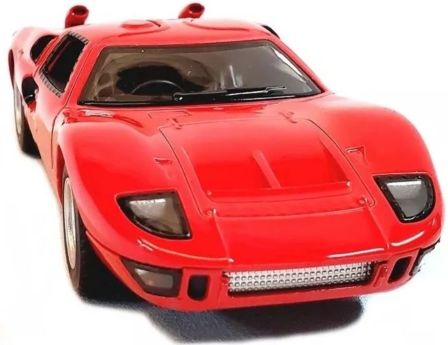 Macheta metalica Ford GT40 MKII 1966, Kinsmart, Scara 1:32, Rosu [5]
