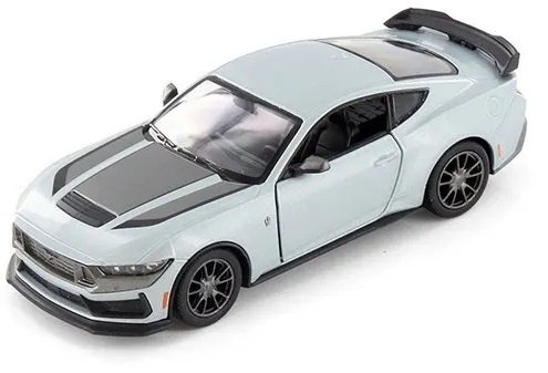 Macheta metalica Ford Mustang Dark Horse 2024, Kinsmart, Scara 1:38, Gri [1]