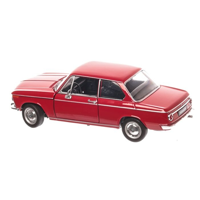 Macheta metalica Kinsmart 1:34 BMW 2002, 12 cm, Rosu [2]