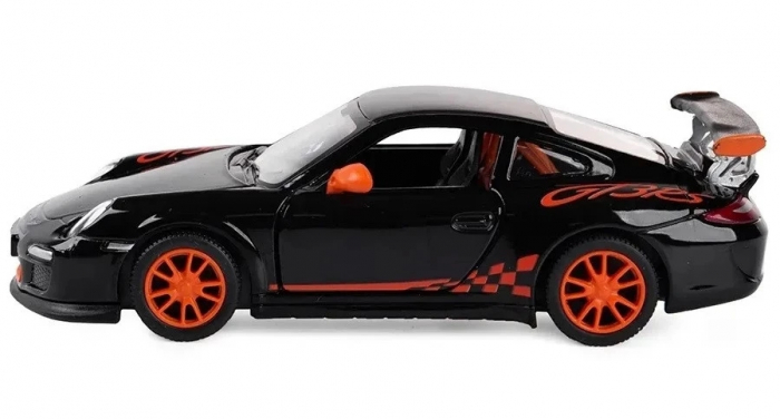 Macheta metalica Kinsmart 1:34 Porsche 911 GT3 RS, 12 cm, Negru [2]
