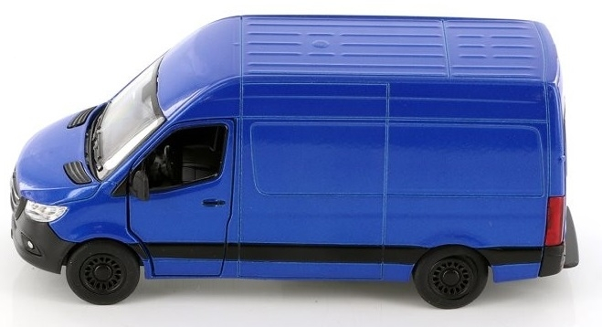 Macheta metalica Kinsmart Mercedes-Benz Sprinter, Albastru, scara 1:36 [3]