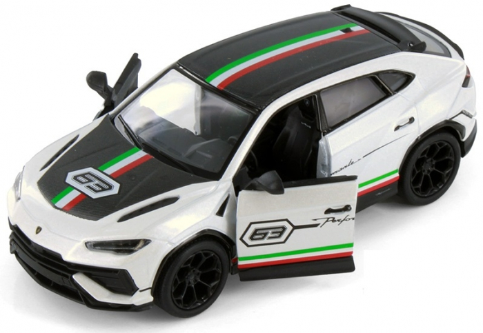 Macheta metalica Lamborghini Urus Performante, Livery Edition, Kinsmart, Scara 1:40, Alb [2]