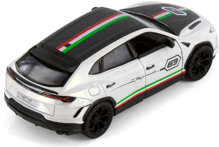 Macheta metalica Lamborghini Urus Performante, Livery Edition, Kinsmart, Scara 1:40, Alb [4]