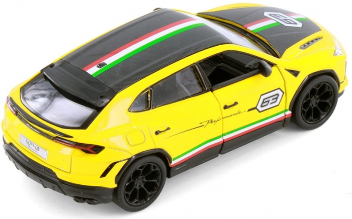 Macheta metalica Lamborghini Urus Performante, Livery Edition, Kinsmart, Scara 1:40, Galben [4]