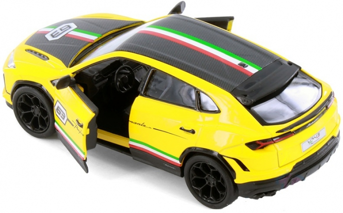 Macheta metalica Lamborghini Urus Performante, Livery Edition, Kinsmart, Scara 1:40, Galben [3]
