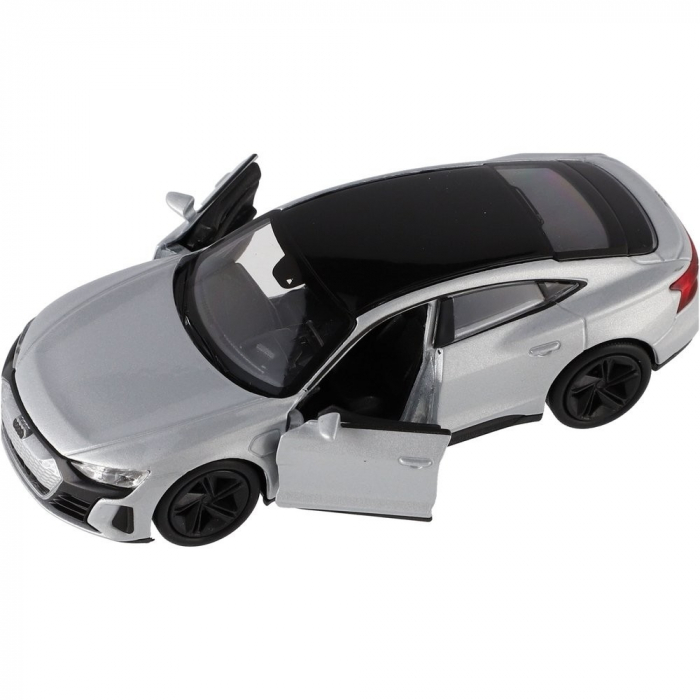 Macheta metalica Welly 1:34 Audi RS E-tron GT, Light Grey, 12 cm [2]