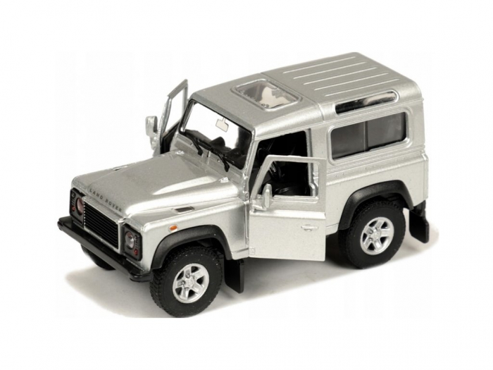 Macheta metalica Welly 1:34 Land Rover Defender, Gri [2]