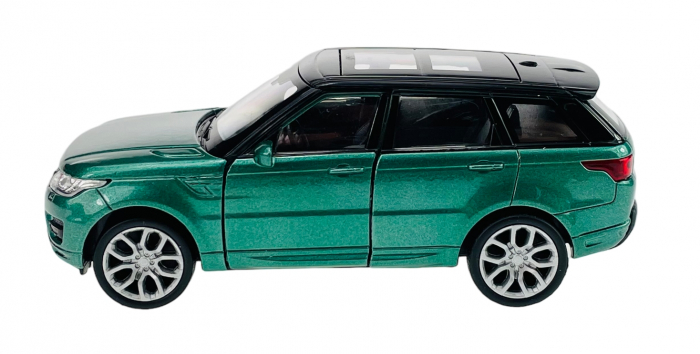 Macheta metalica Welly 1:34 Land Rover Range Rover Sport, Verde [4]