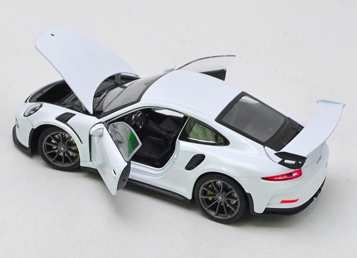 Macheta metalica Welly 1:34 Porsche 911 GT3 RS, Alb [2]