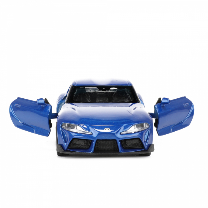 Macheta metalica Welly 1:34  Toyota Supra, 11 cm, Albastru [4]