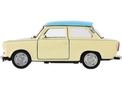 Macheta metalica Welly 1:34 Trabant, Crem-Bleu [2]
