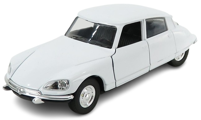 Macheta metalica Welly Citroen DS 23 1973, 12 cm, Alb [2]