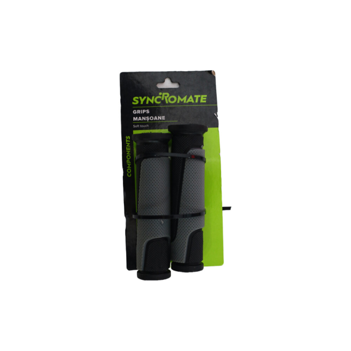 Manșoane CAPER - formă ergonomică anti-alunecare bi color pentru bicicletă - accesoriu ciclism [1]
