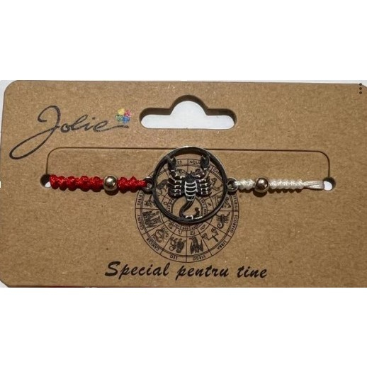 Martisor bratara zodiac, Jolie, 5x9 cm, Scorpion [1]