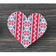 Martisor Brosa Mica in Cutie, Dimensiune Brosa 2.5-3 cm, Material Metal, Model Inima Traditionala [1]