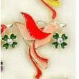 Martisor Brosa Mica in Cutie, Dimensiune Brosa 2.5-3 cm, Material Metal, Model Randunica [1]