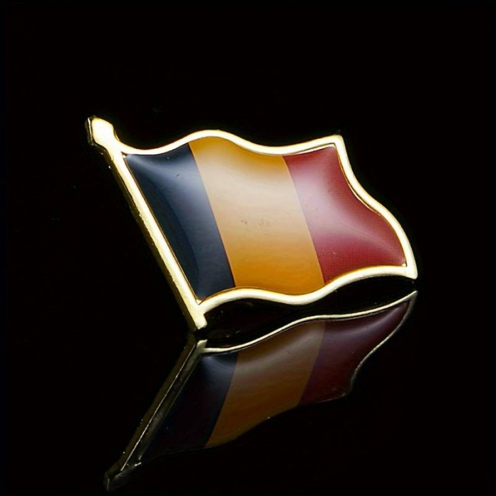 Insigna Steag Tricolor Romania, Flippy, Model Brosa cu Ac de Siguranta, 20x20 mm [4]