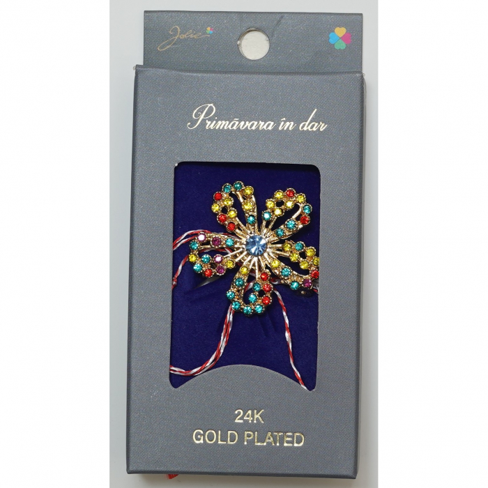 Martisor Brosa Placata cu Aur 24K, Dimensiune Brosa Aprox 2- 3 cm, Model 14 [1]