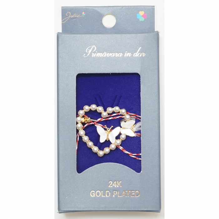 Martisor Brosa Placata cu Aur 24K, Dimensiune Brosa Aprox 2- 3 cm, Model 18 [1]