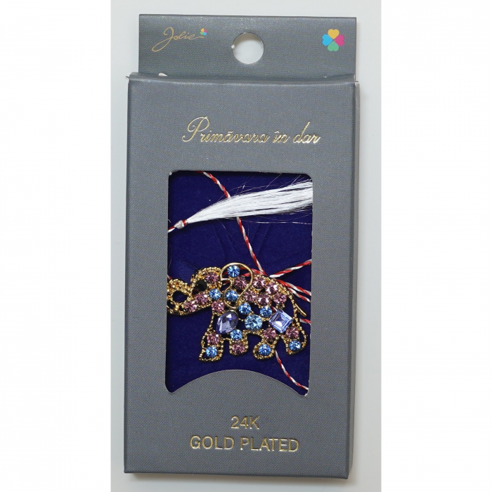 Martisor Brosa Placata cu Aur 24K, Dimensiune Brosa Aprox 2- 3 cm, Model 8 [1]