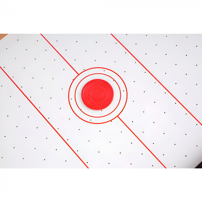Masa Air Hockey Graffiti fara Picioare, Flippy, Lemn, 2 Pucuri, Tabela Scor, 2 Impingatoare, 76x38x9 cm, Maro [7]