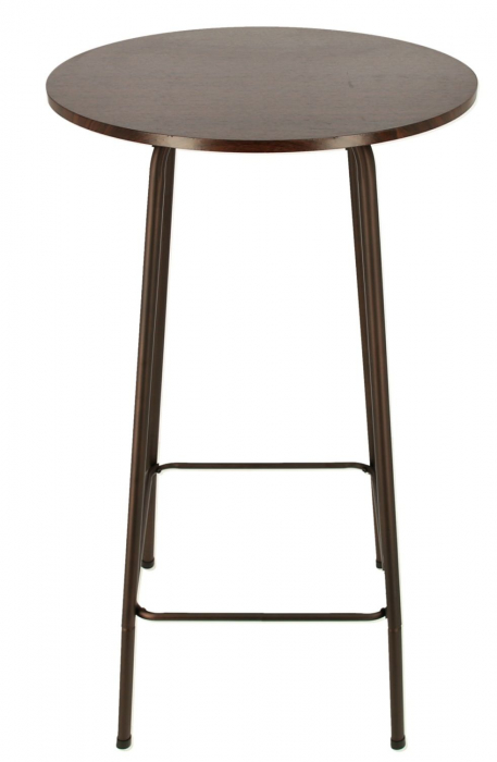 Masa bar Hailey, maro, 60x60x105 cm [2]