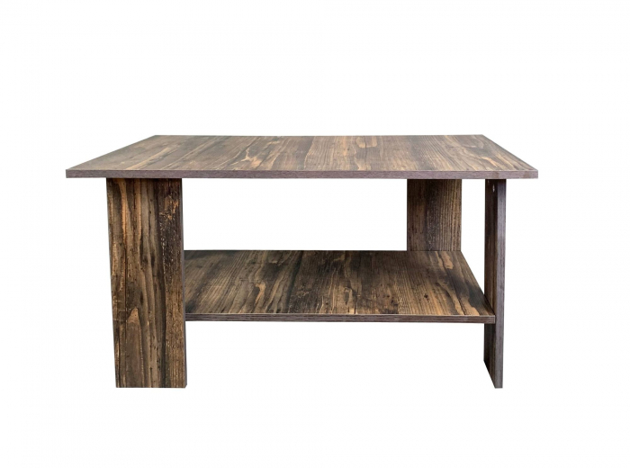 Masa Cafea Turo antichizat, stejar alb, 87x60x43 cm [1]