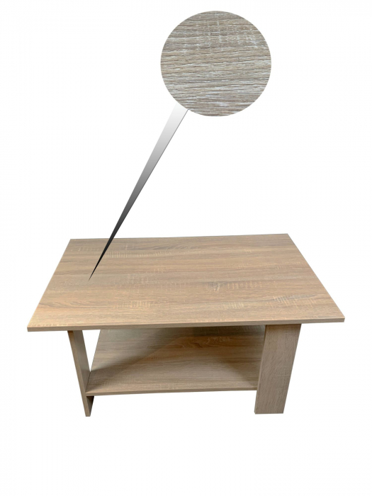 Masa cafea Turo, stejar alb, 87x60x43 cm [3]