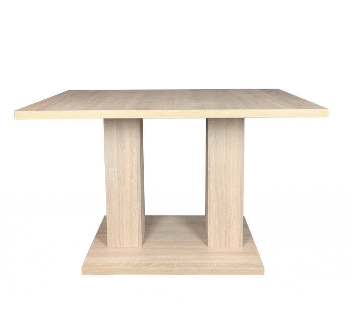 Masa dining 4 persoane Jumeira, stejar alb, 120x70x76 cm [1]