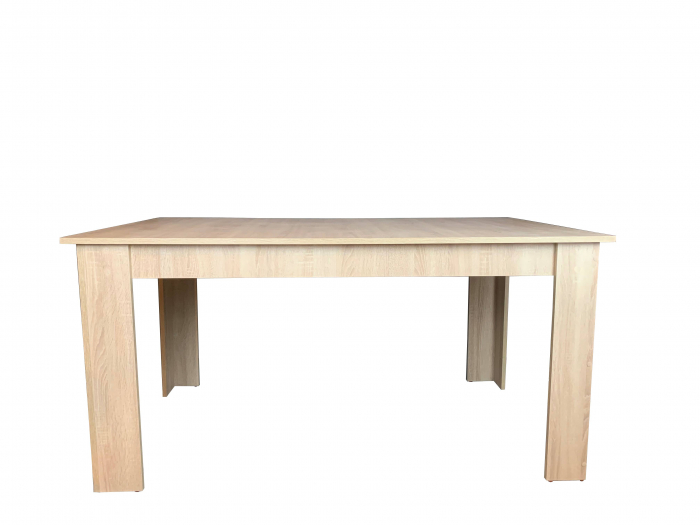 Masa dining 6 persoane Astoria, stejar alb, 150x90x74 cm [1]