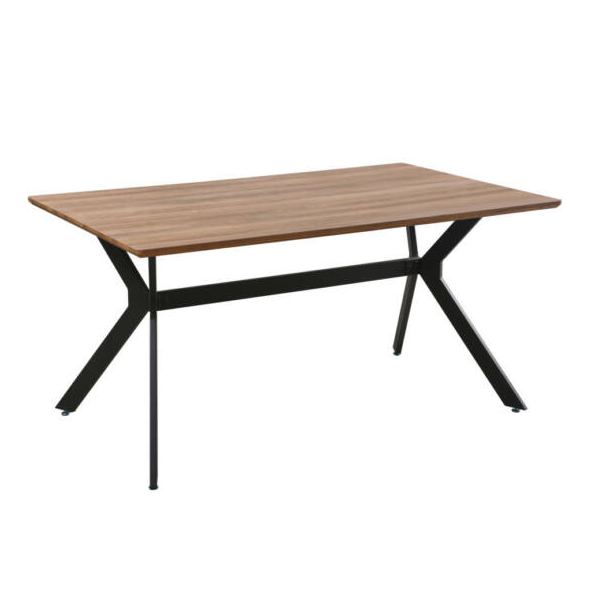 Masa dining Rejka, cireş si negru, 150x90x75 cm [2]
